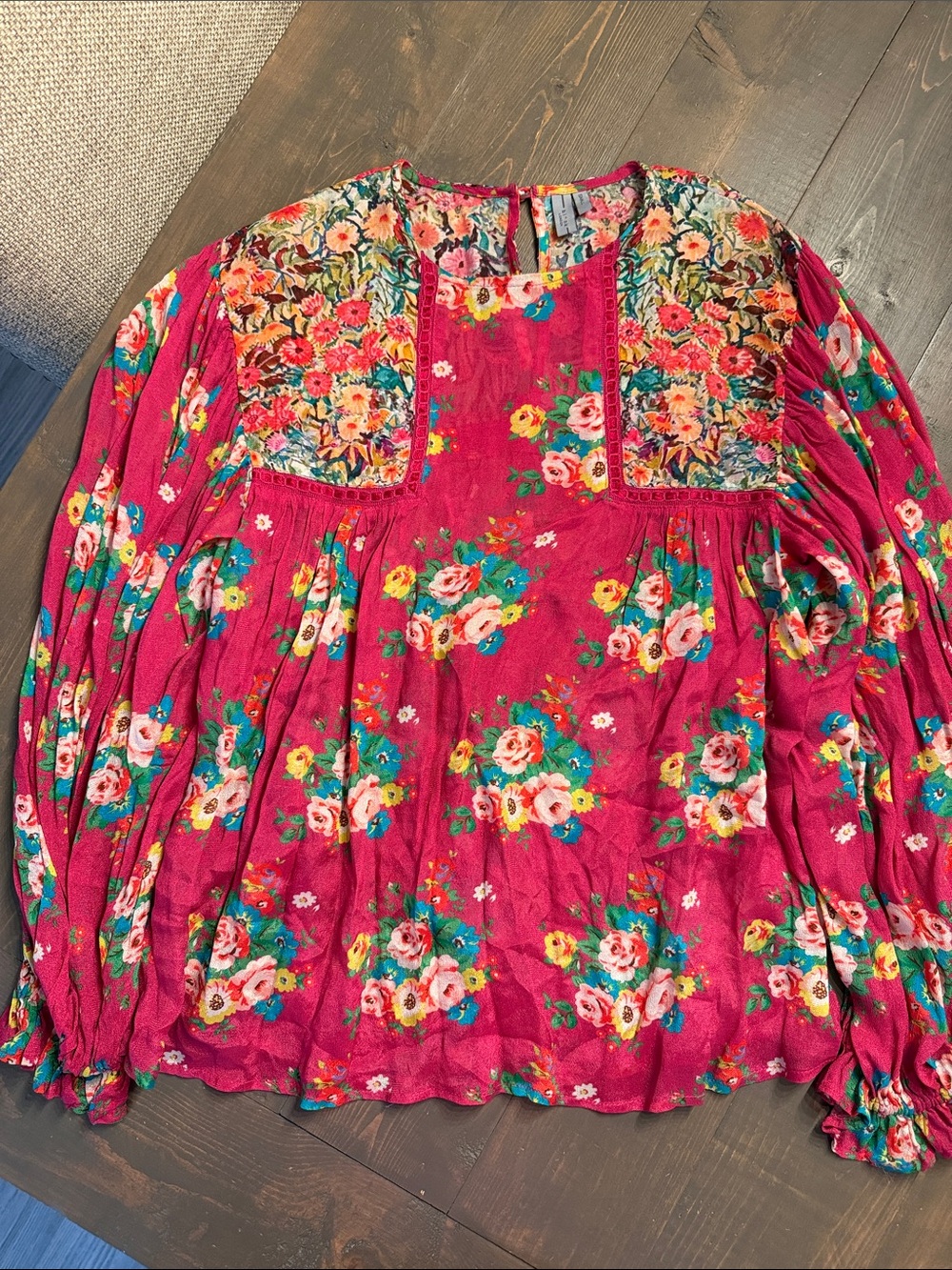 Anthropologie Bl^nk London Miranda Blouse Size Small EUC